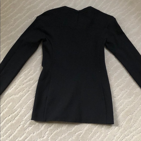 Phillip Lim Black/Charcoal Grey Fitted Long Sleeve - Picture 5 of 6